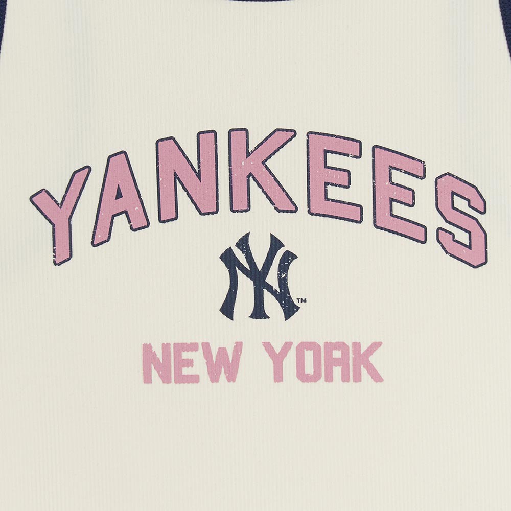 MLB連身裙 洋裝 長版上衣 Varsity系列 紐約洋基隊 (3FOPV0253-50CRS)