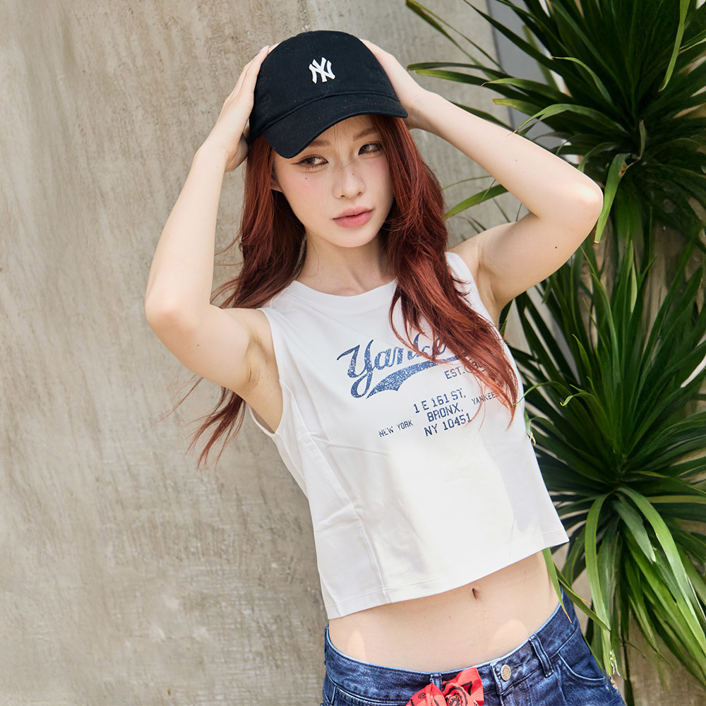 MLB 無袖 背心 Varsity系列 紐約洋基隊 (3FTOV0253-50IVS)