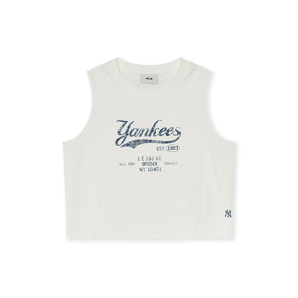 MLB 無袖 背心 Varsity系列 紐約洋基隊 (3FTOV0253-50IVS)