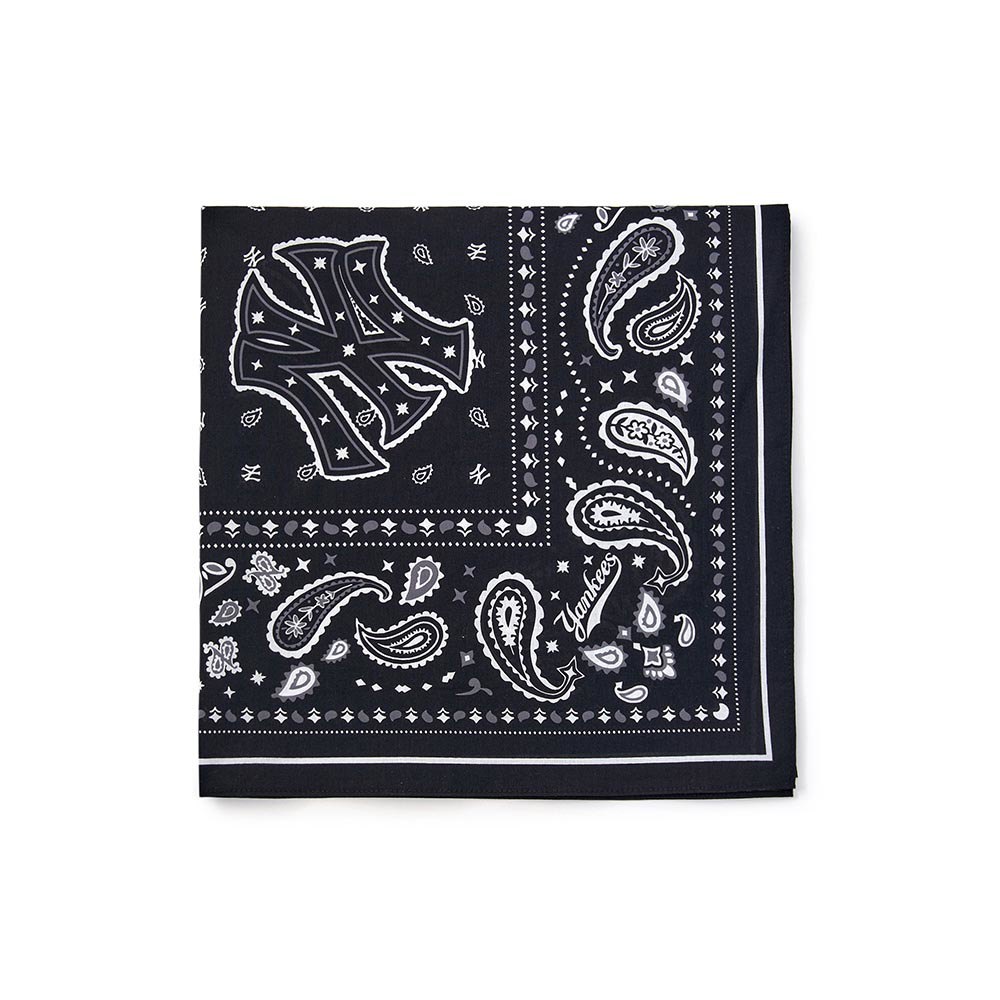 MLB 印花頭巾 方巾 變形蟲系列 紐約洋基隊 (3AETPB15N-50BKS)