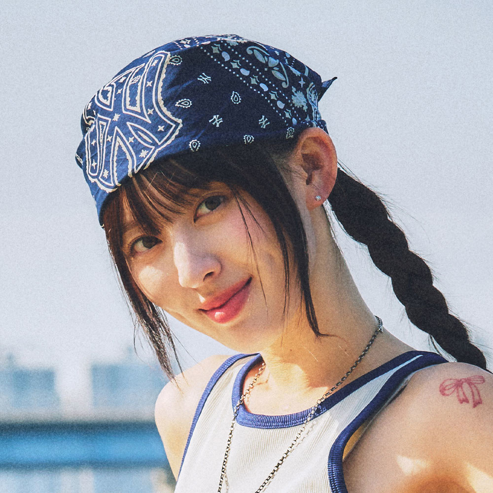 MLB 印花頭巾 方巾 變形蟲系列 紐約洋基隊 (3AETPB15N-50NYL)