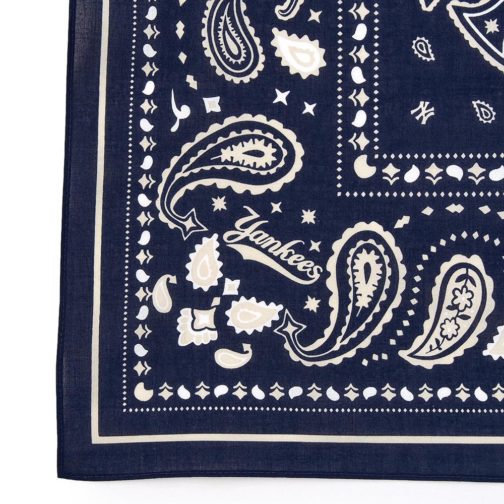 MLB 印花頭巾 方巾 變形蟲系列 紐約洋基隊 (3AETPB15N-50NYL)