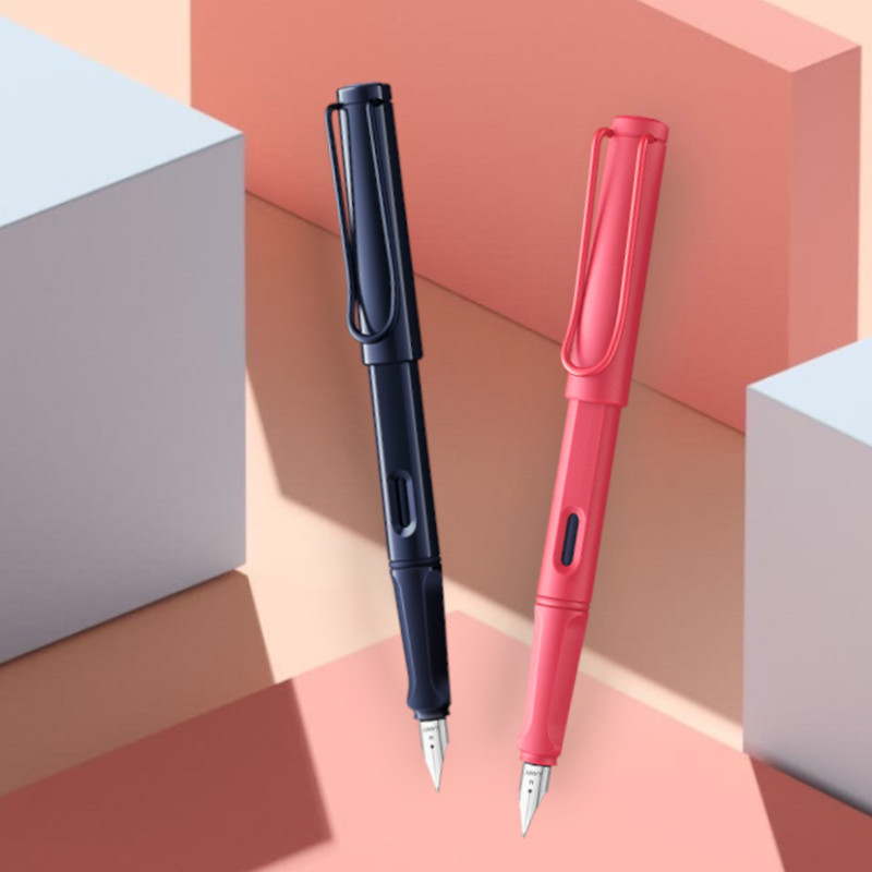 LAMY 2025年 SAFARI限量色 鋼筆-日不落紅/暮藍