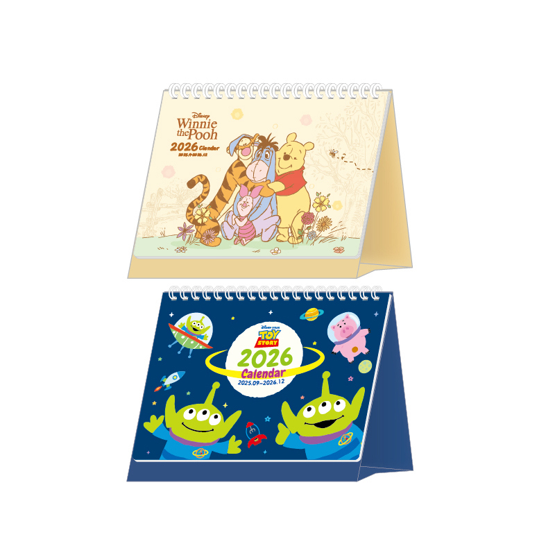 迪士尼Disney 2026跨年桌曆 36K-維尼/玩具