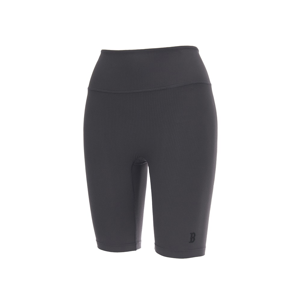 MLB 瑜珈短褲 五分褲 單車褲 緊身短褲 波士頓紅襪隊 (3FLGB0453-43CGS)