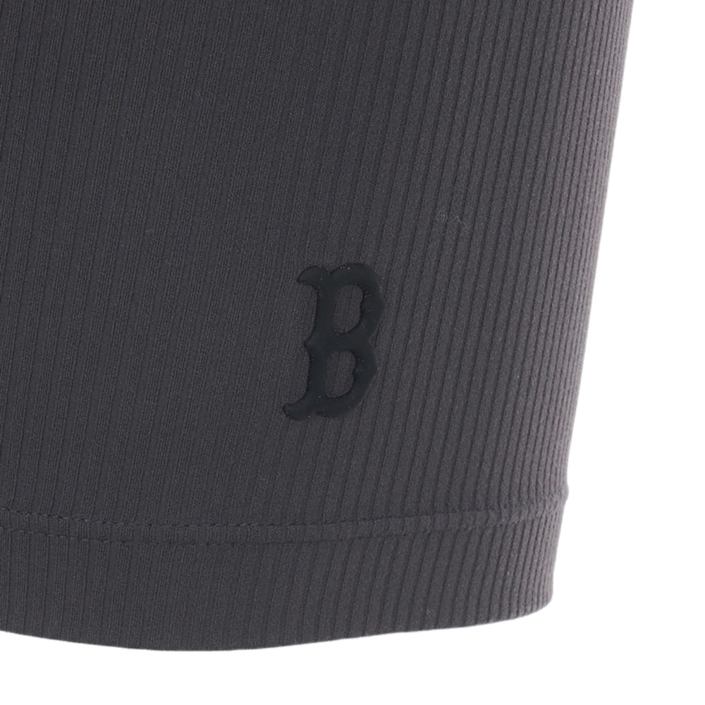 MLB 瑜珈短褲 五分褲 單車褲 緊身短褲 波士頓紅襪隊 (3FLGB0453-43CGS)