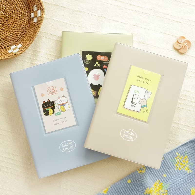 促咪 2026年 膠皮圖文日誌/手帳 32K-卡其/藍/綠