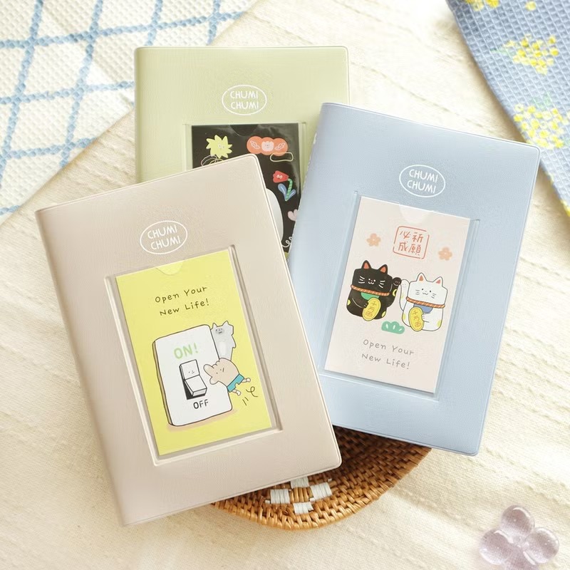 促咪 2026年 膠皮圖文日誌/手帳 50K-卡其/藍/綠