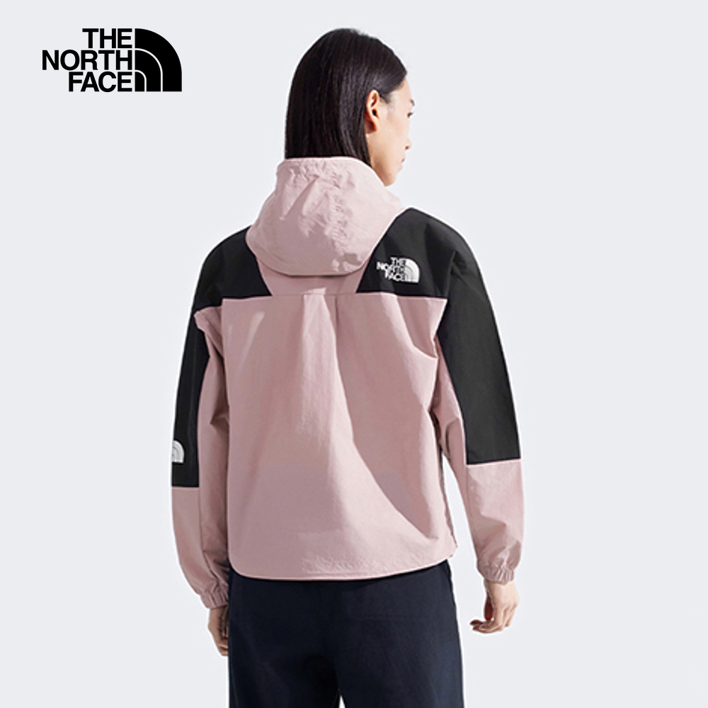 【10/24 12點週末限定】The North Face北面女款粉色DWR防潑水連帽外套｜8EXCF0I