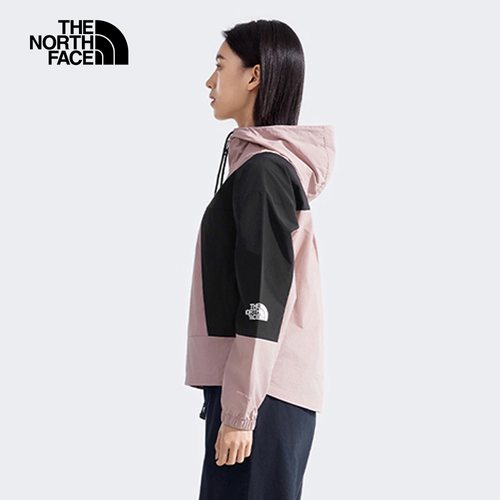 【10/24 12點週末限定】The North Face北面女款粉色DWR防潑水連帽外套｜8EXCF0I