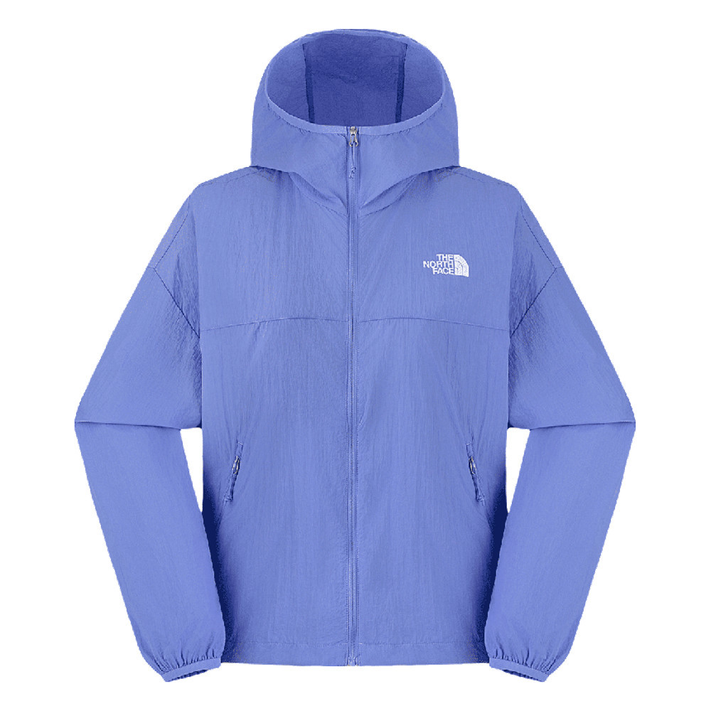 【10/26 12點限時搶購】The North Face北面女款藍色DWR防潑水連帽外套｜8EXE0YI