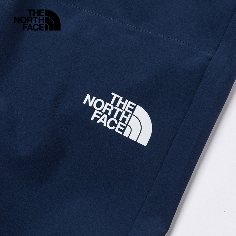 The North Face北面男款藍色DWR防潑水休閒長褲｜8EY28K2