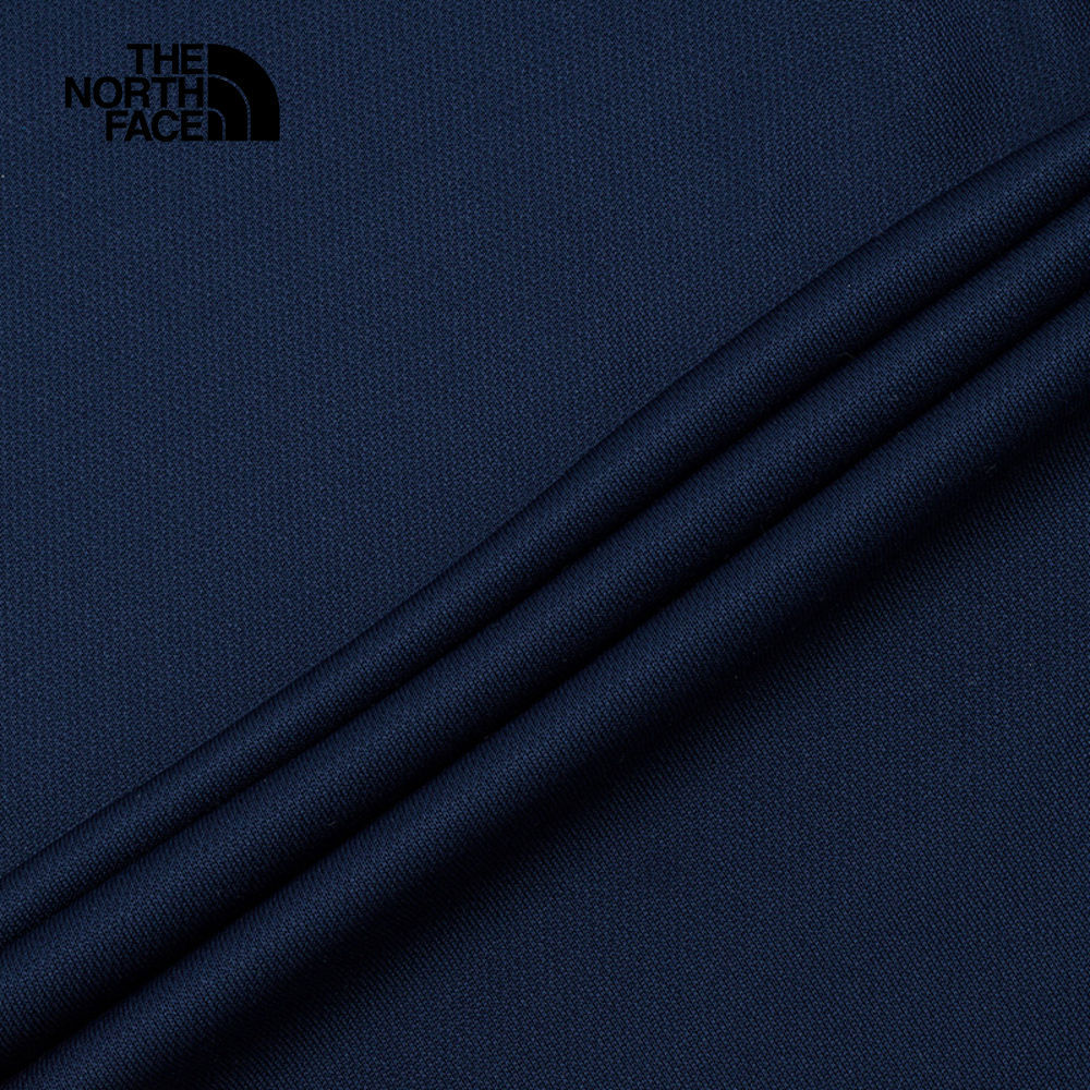 The North Face北面男款藍色吸濕排汗短袖POLO衫｜8EY48K2