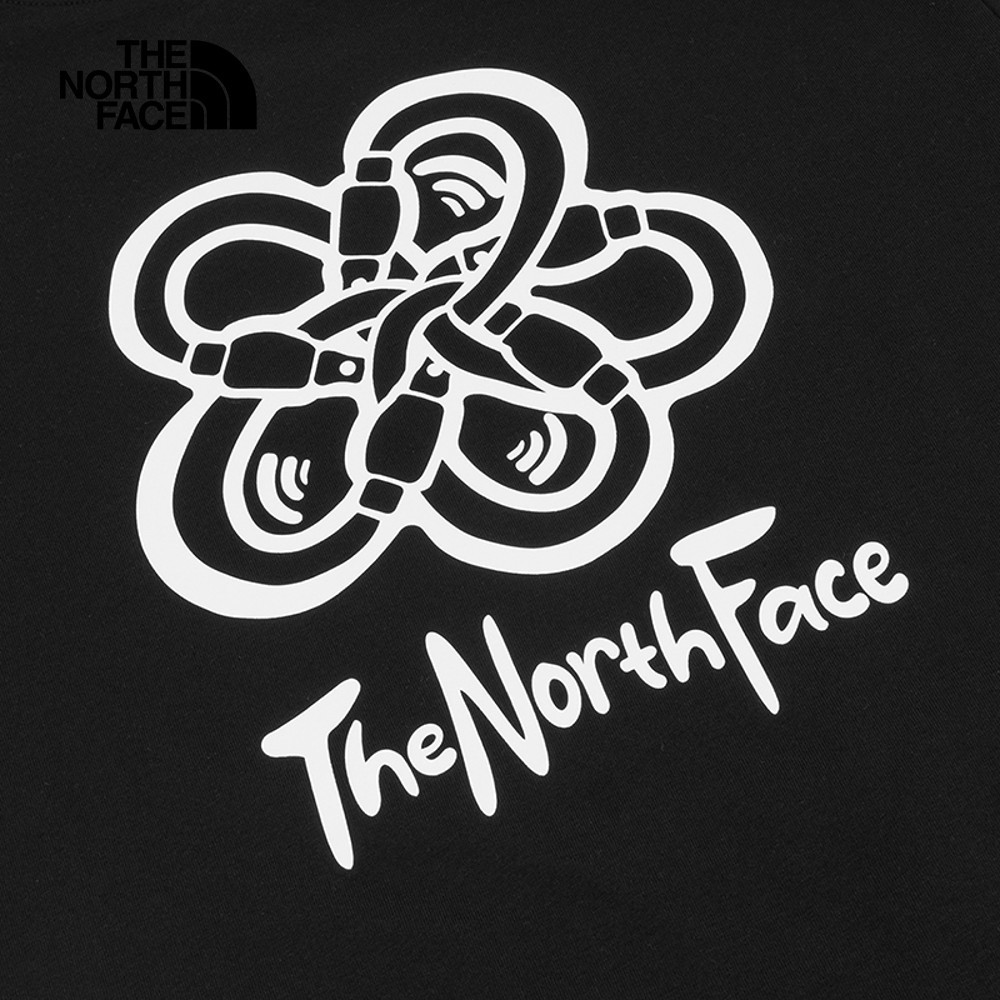 The North Face北面男女款黑色純棉短袖T恤｜8EY9JK3