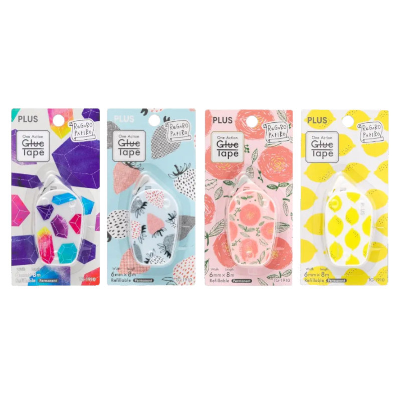 (限量)PLUS x REGARO PAPIRO 豆豆貼 米豆系列(6mm)-花/寶石/草莓/檸檬