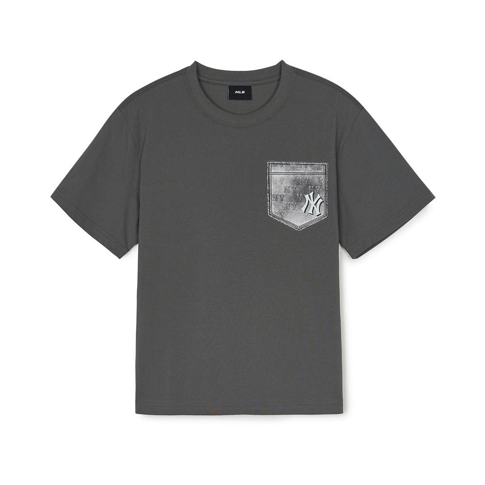 MLB KIDS 短袖T恤 童裝 Monogram系列 紐約洋基隊 (7ATSMV253-50CGL)