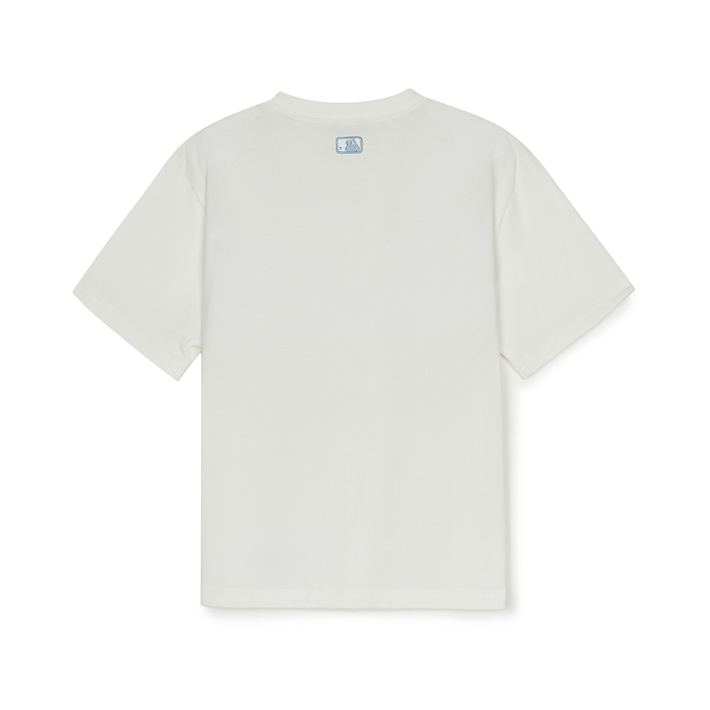 MLB KIDS 短袖T恤 童裝 Monogram系列 紐約洋基隊 (7ATSMV253-50IVS)