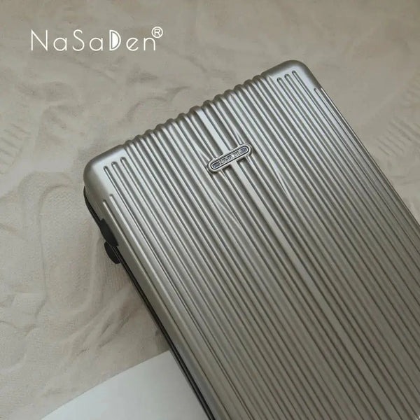 【NaSaDen 納莎登】 29吋 二代新無憂 髮絲紋防刮霧面 素色款 泰姆林駝金 對開行李箱/拉鍊行李箱-廠商直送