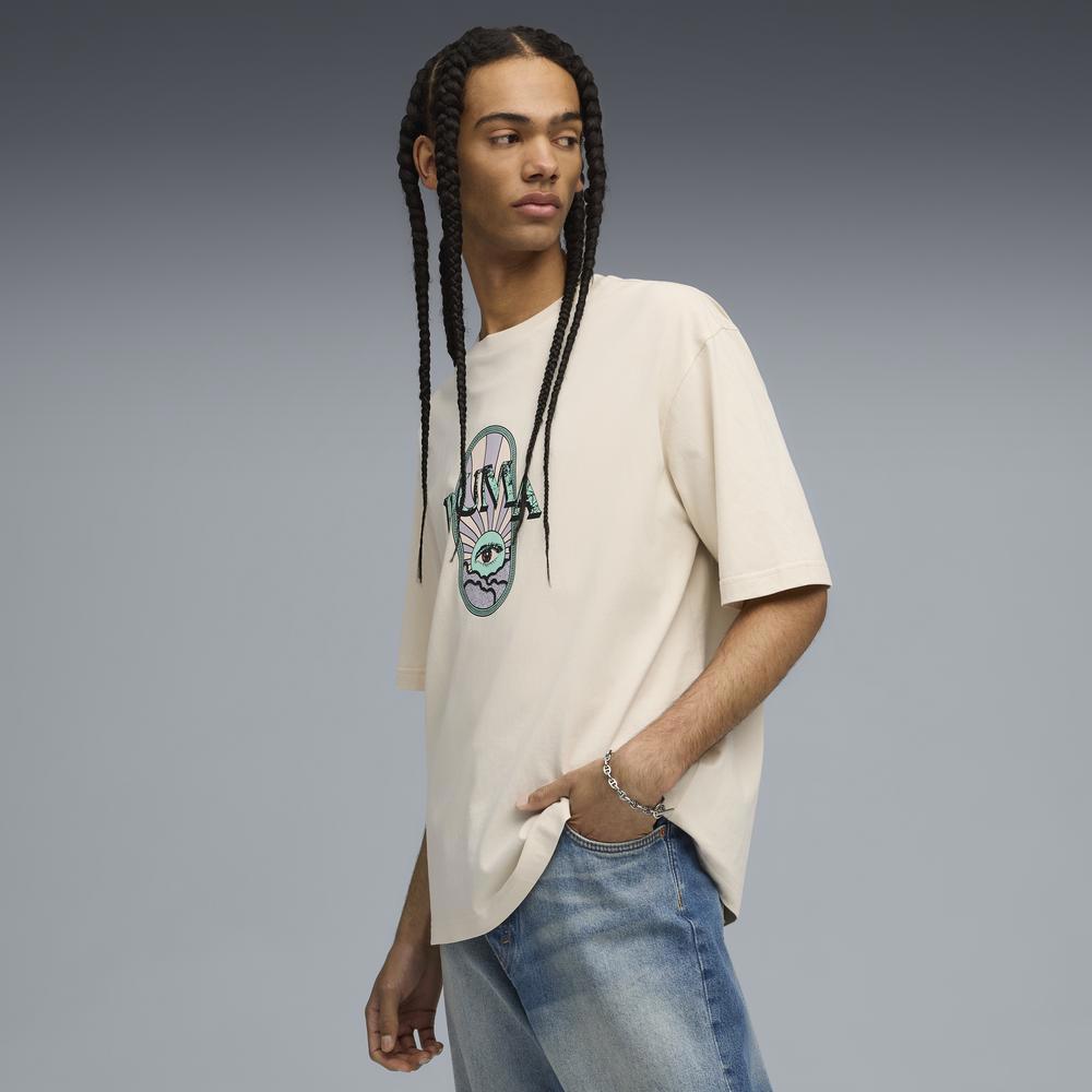 PUMA 流行系列Fest短袖T恤 男性