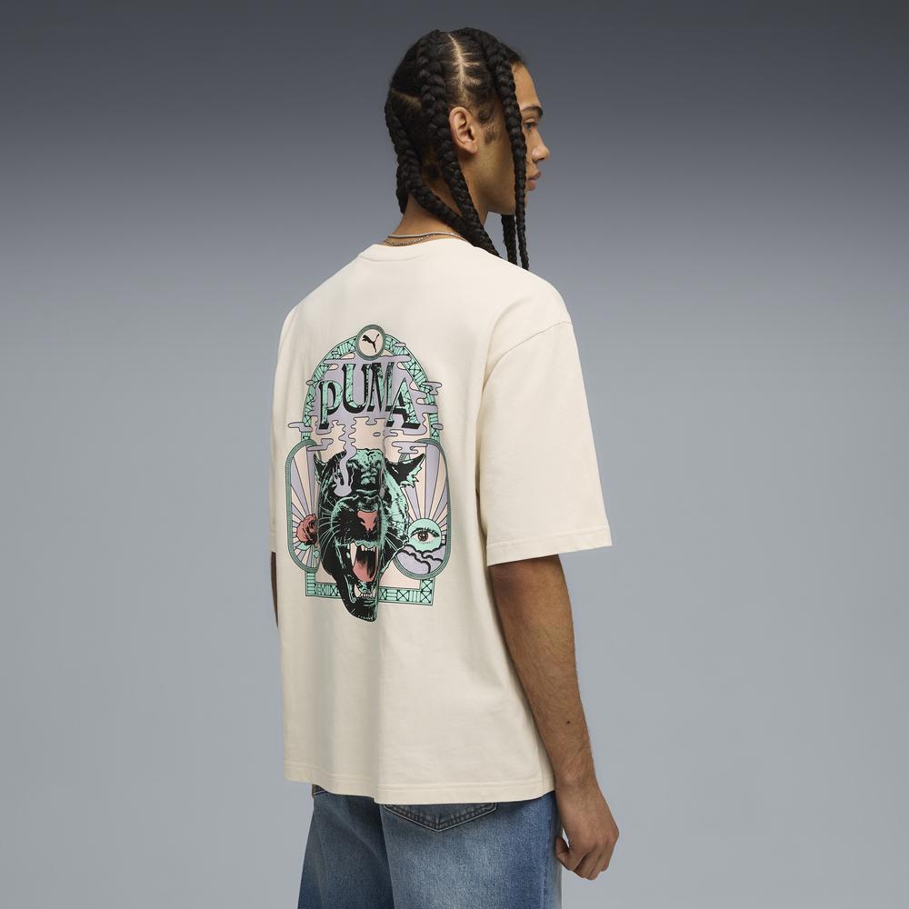 PUMA 流行系列Fest短袖T恤 男性