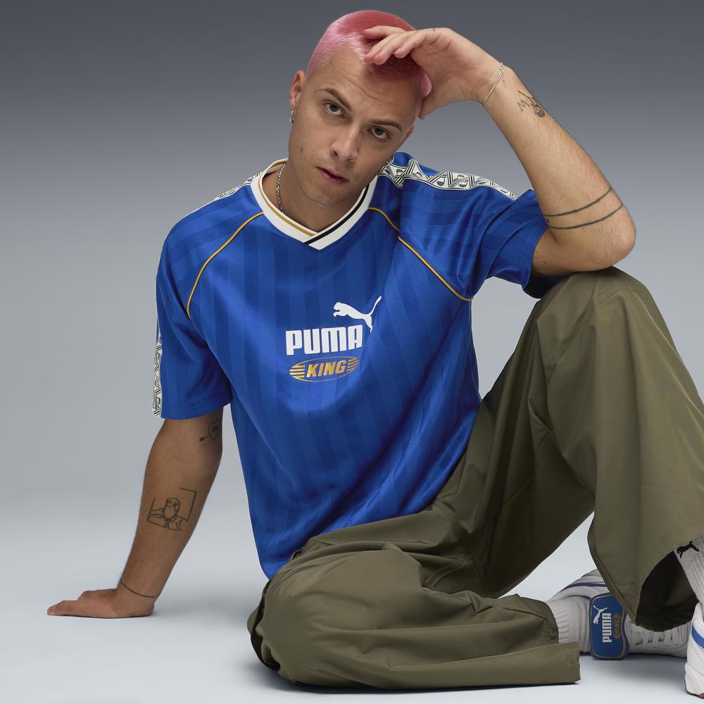 PUMA 流行系列King足球風短袖T恤 男女共同