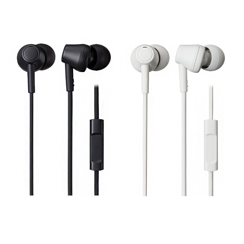 鐵三角 通話用耳機(ATH-CK350XiS)-黑色/白色