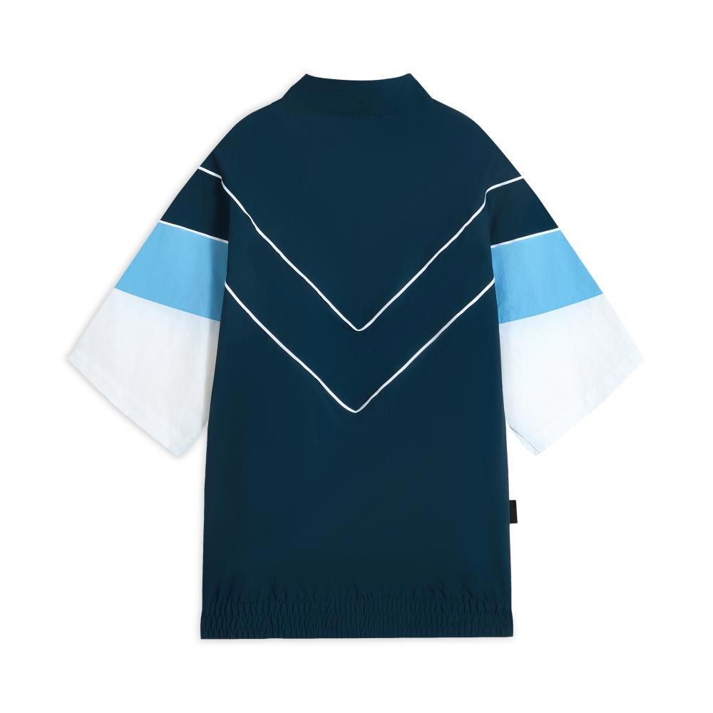 PUMA 韓國線流行系列復古足球風短袖風衣外套 男女共同