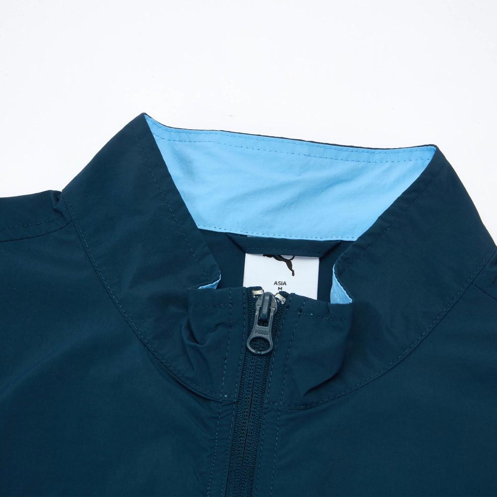 PUMA 韓國線流行系列復古足球風短袖風衣外套 男女共同