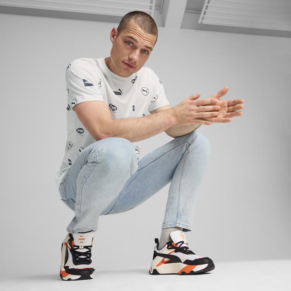 PUMA 基本系列Power印花短袖T恤 男性