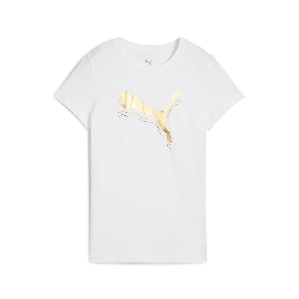 PUMA 基本系列ESS金銀跳豹短袖T恤 女性
