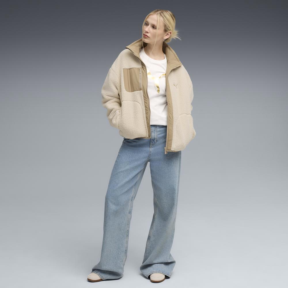 PUMA 基本系列ESS金銀跳豹短袖T恤 女性