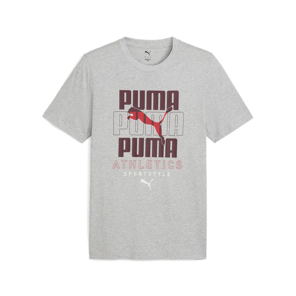 PUMA 基本系列Stacked短袖T恤 男性