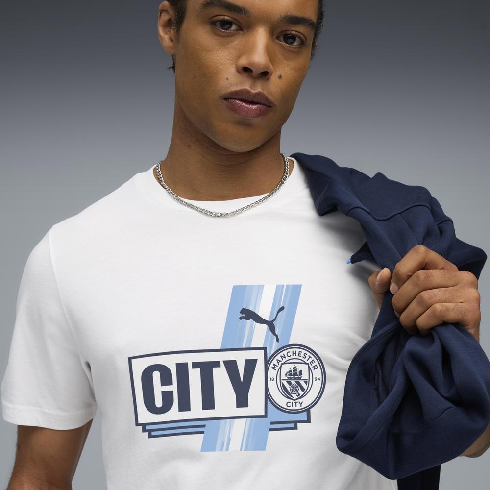 PUMA MCFC系列ftblCulture短袖T恤 男性