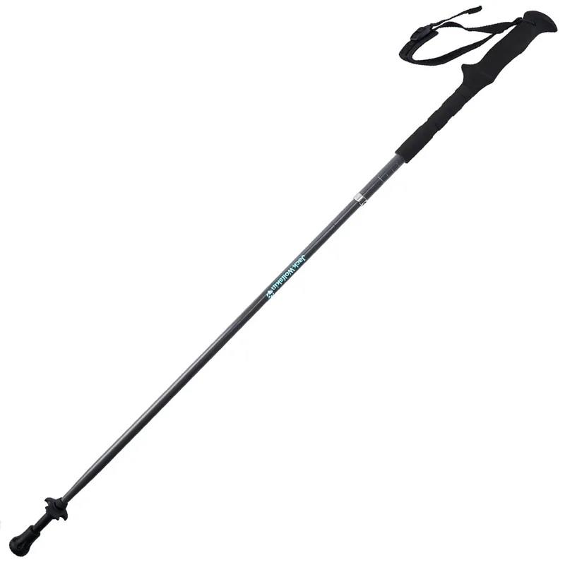【Jack Wolfskin 飛狼】超輕碳纖維Z型三折杖 登山杖 (僅200g / 單支 )(412360)『岩灰』(夏拍一限定商品)