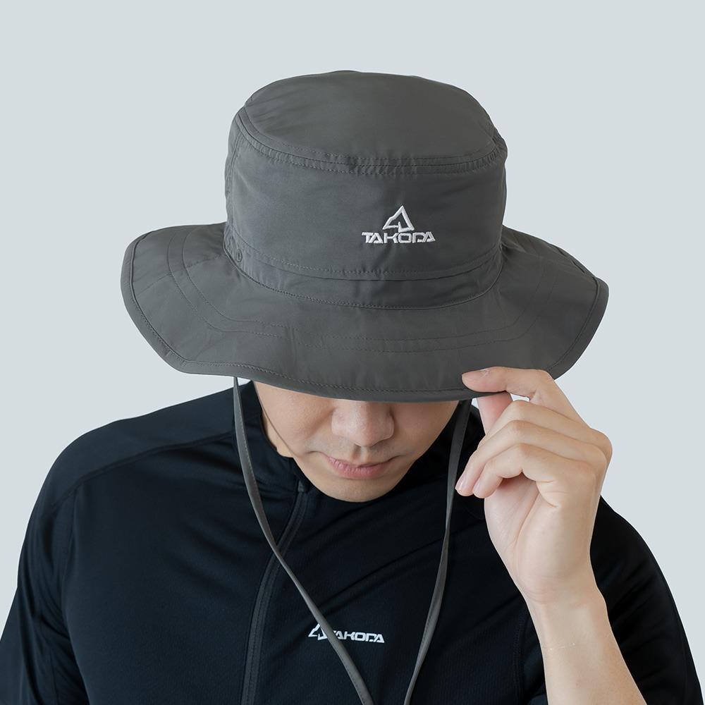 【TAKODA】Wiyaka 防潑水可收納漁夫帽-岩灰(夏拍一限定商品)