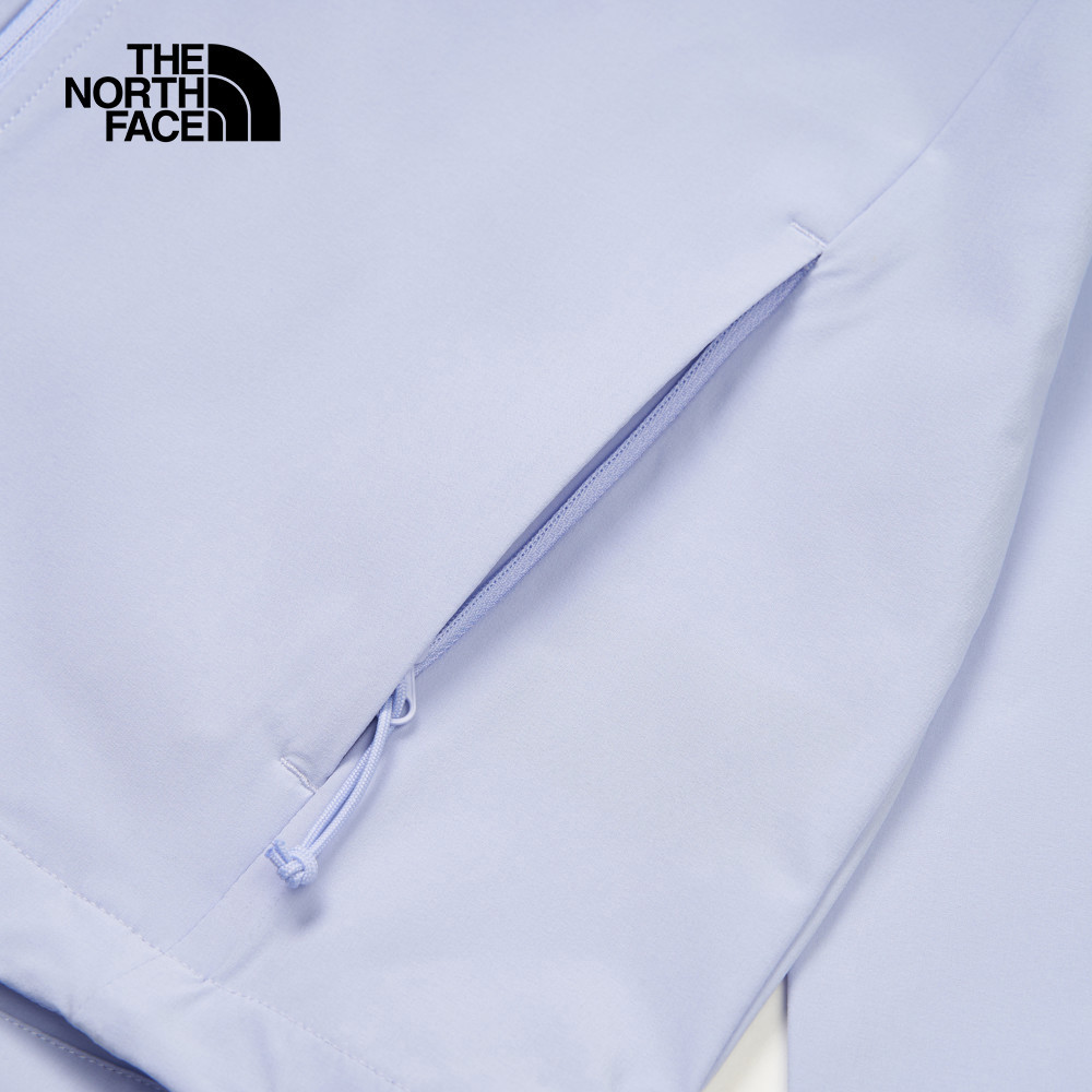 【10/25 12點週末限定】The North Face北面女款紫色DWR防潑水防風外套｜8BW90VI
