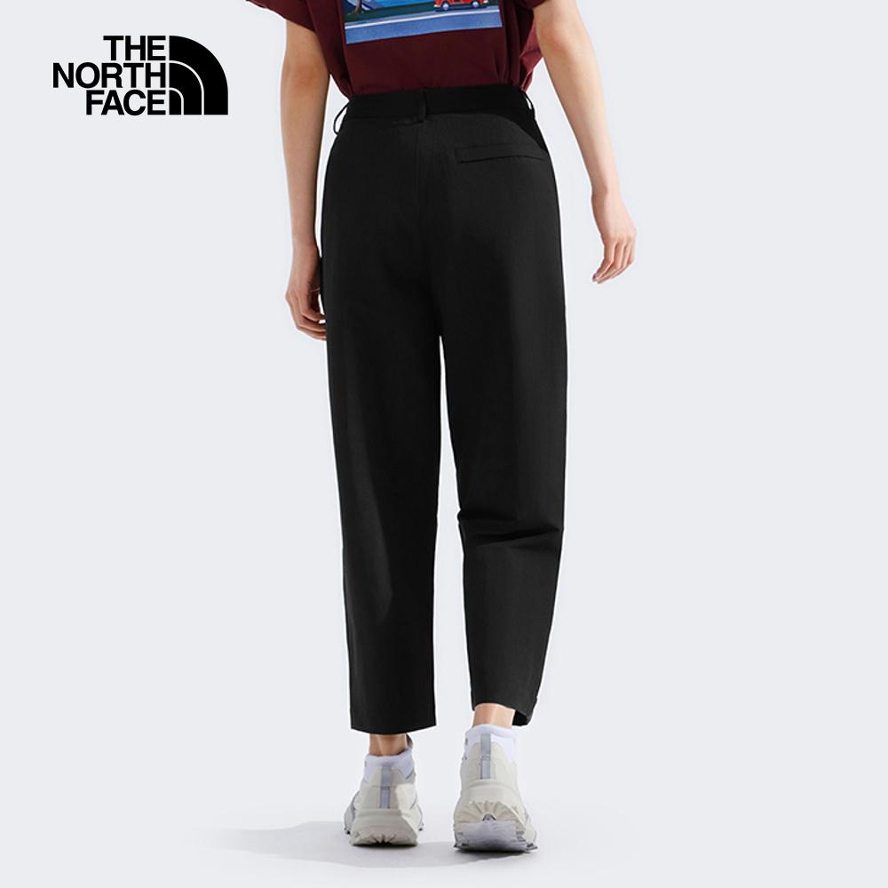 The North Face北面女款黑色DWR防潑水休閒長褲｜8C4ZJK3
