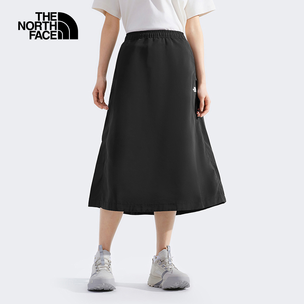 【10/27 00點限時搶購】The North Face北面女款黑色DWR防潑水短裙｜8C54JK3