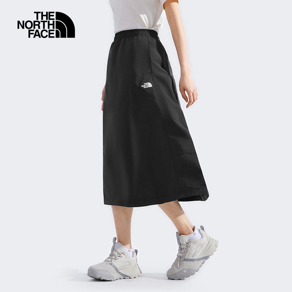 【10/27 00點限時搶購】The North Face北面女款黑色DWR防潑水短裙｜8C54JK3