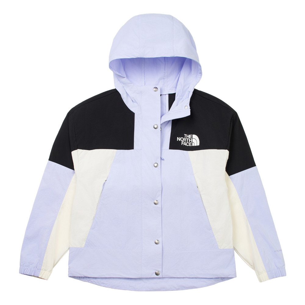 【10/27 00點限時搶購】The North Face北面女款紫黑拼接WindWall防風外套｜8CJS6H2