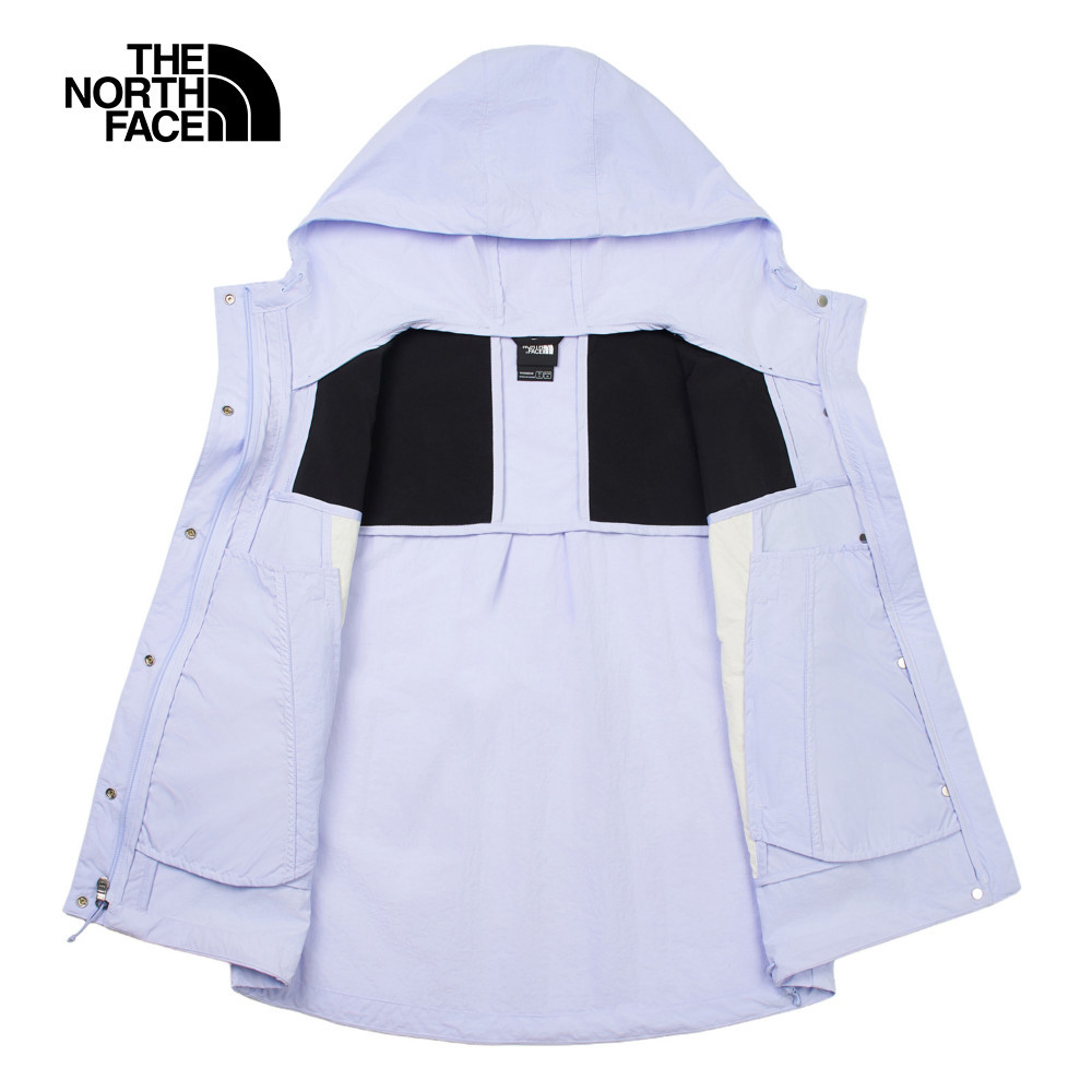 【10/27 00點限時搶購】The North Face北面女款紫黑拼接WindWall防風外套｜8CJS6H2