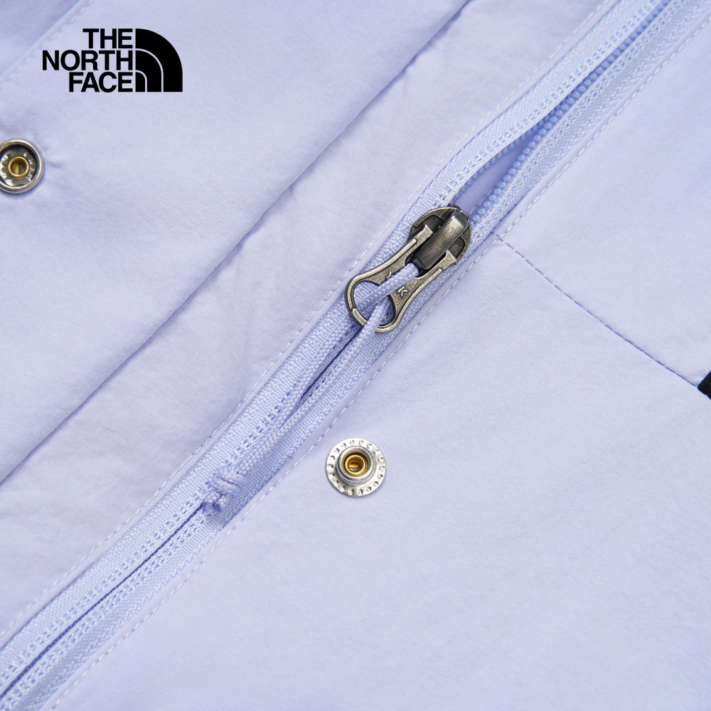 【10/27 00點限時搶購】The North Face北面女款紫黑拼接WindWall防風外套｜8CJS6H2