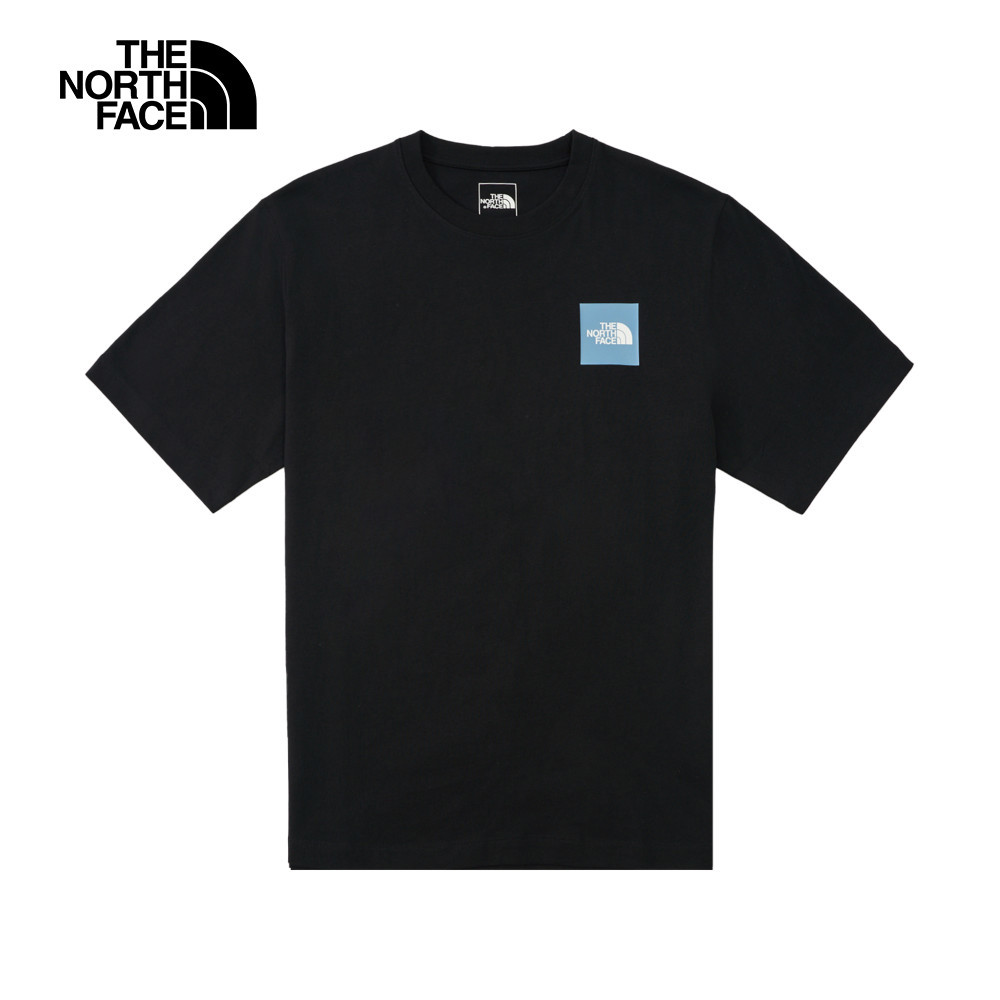 The North Face北面男女款黑色純棉短袖T恤｜8DC2JK3