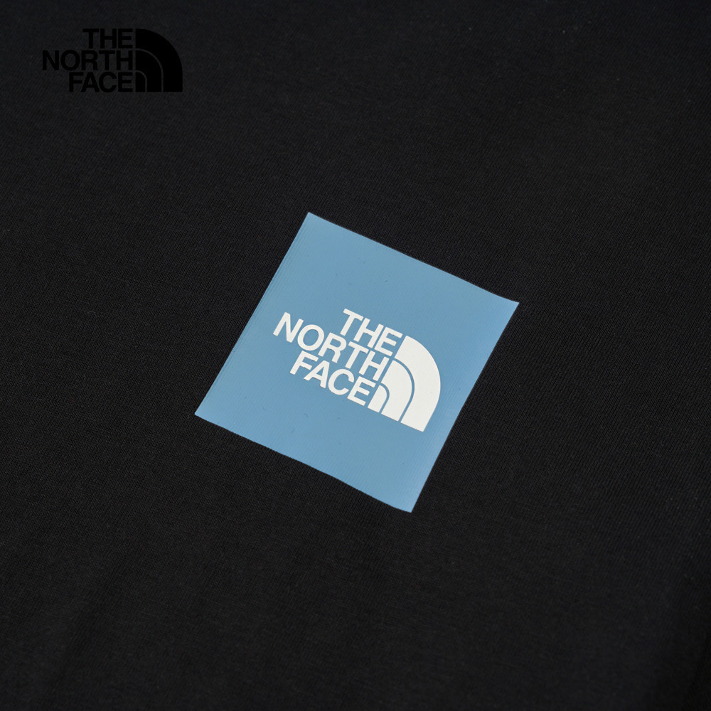 The North Face北面男女款黑色純棉短袖T恤｜8DC2JK3