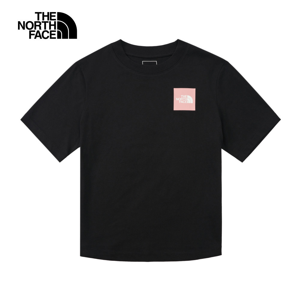 The North Face北面女款黑色純棉短袖T恤｜8DCHJK3