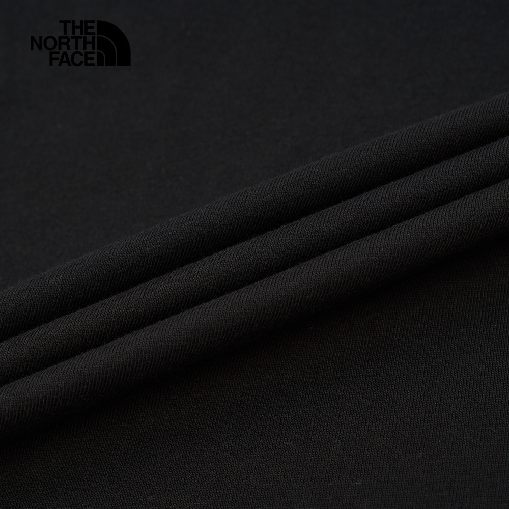 The North Face北面女款黑色純棉短袖T恤｜8DCHJK3