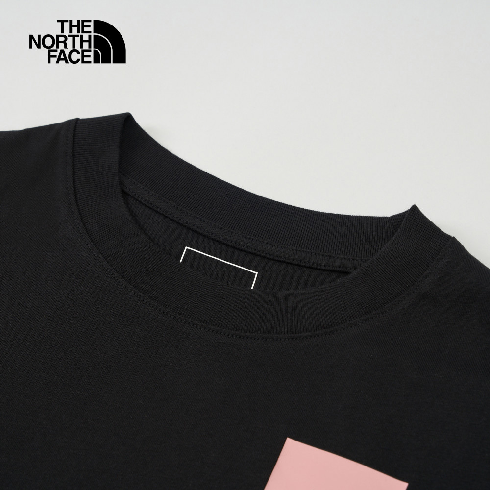 The North Face北面女款黑色純棉短袖T恤｜8DCHJK3