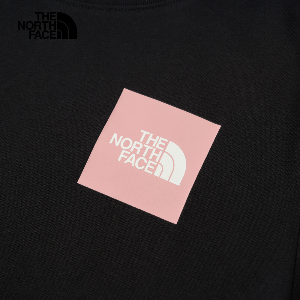 The North Face北面女款黑色純棉短袖T恤｜8DCHJK3
