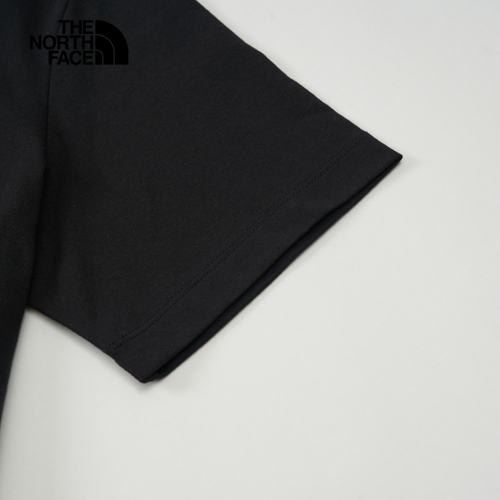 The North Face北面女款黑色純棉短袖T恤｜8DCHJK3