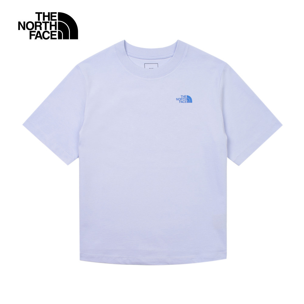 The North Face北面女款紫色純棉短袖T恤｜8DCJ0VI